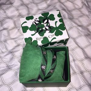 Rustic Cuff Leather Buckle Double Wrap